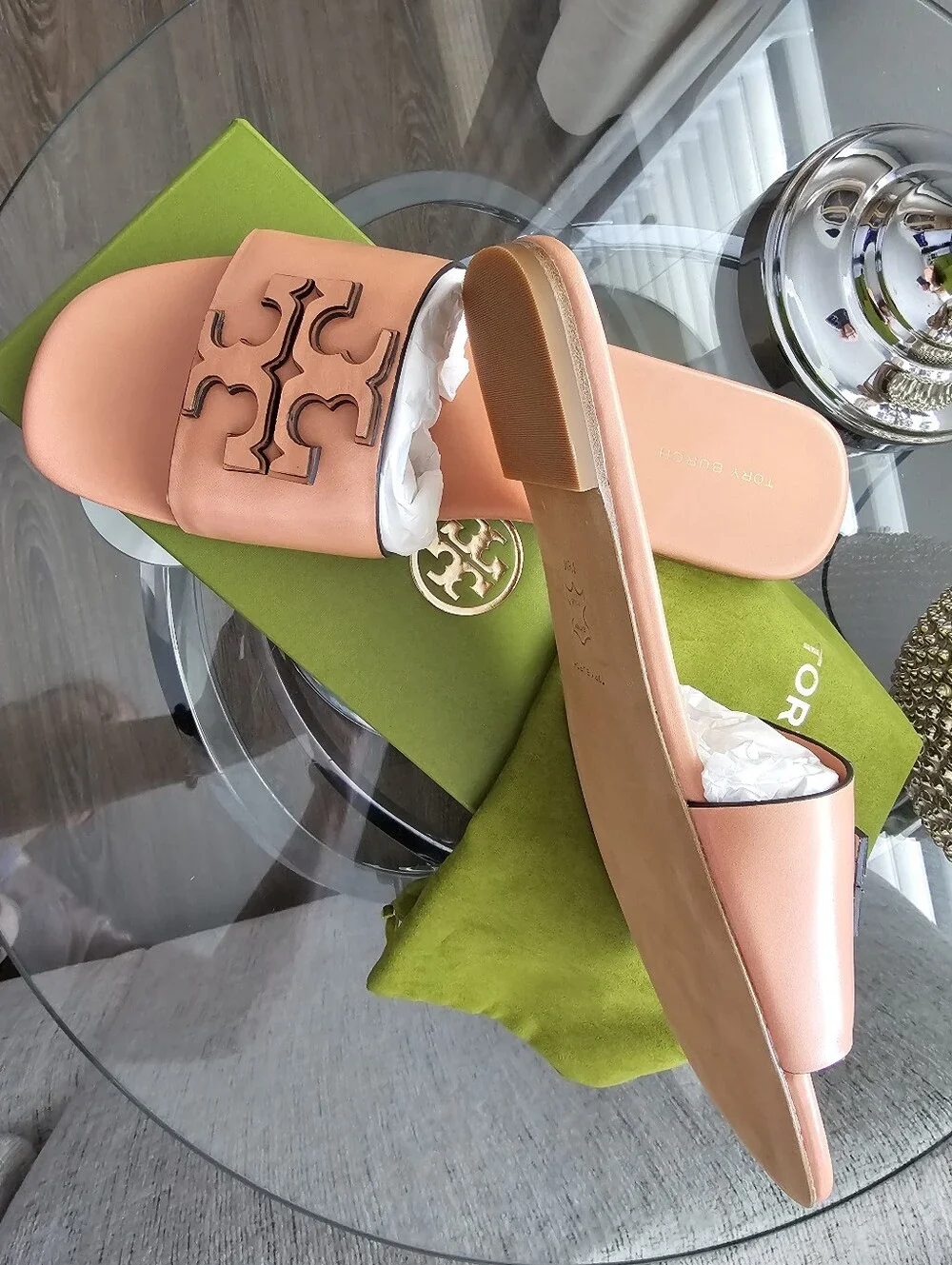 Tory Burch Ines Slide Soft Leather. Size 8.5